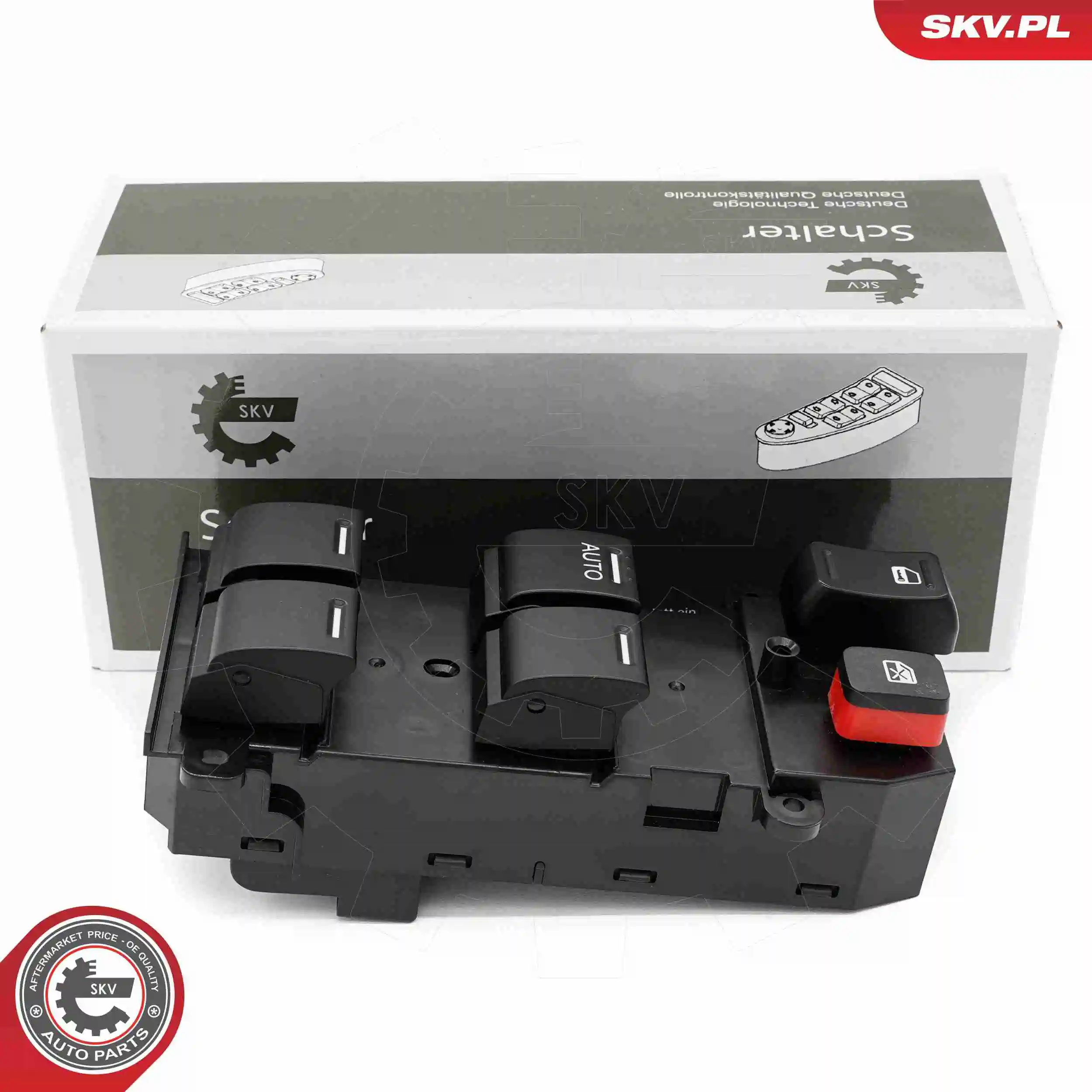 Switch, window regulator
